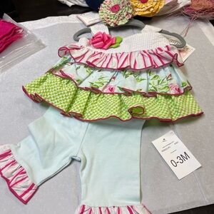 Floral Ruffle Outfit for Kids